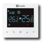 Терморегулятор сенсорний програмований Castle AC606H (Білий)